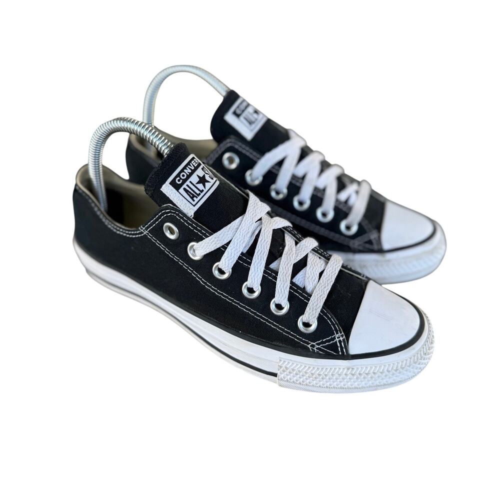 Converse Chuck Taylor All Star Low Top Black Sneakers M5.5/W7.5 EUC